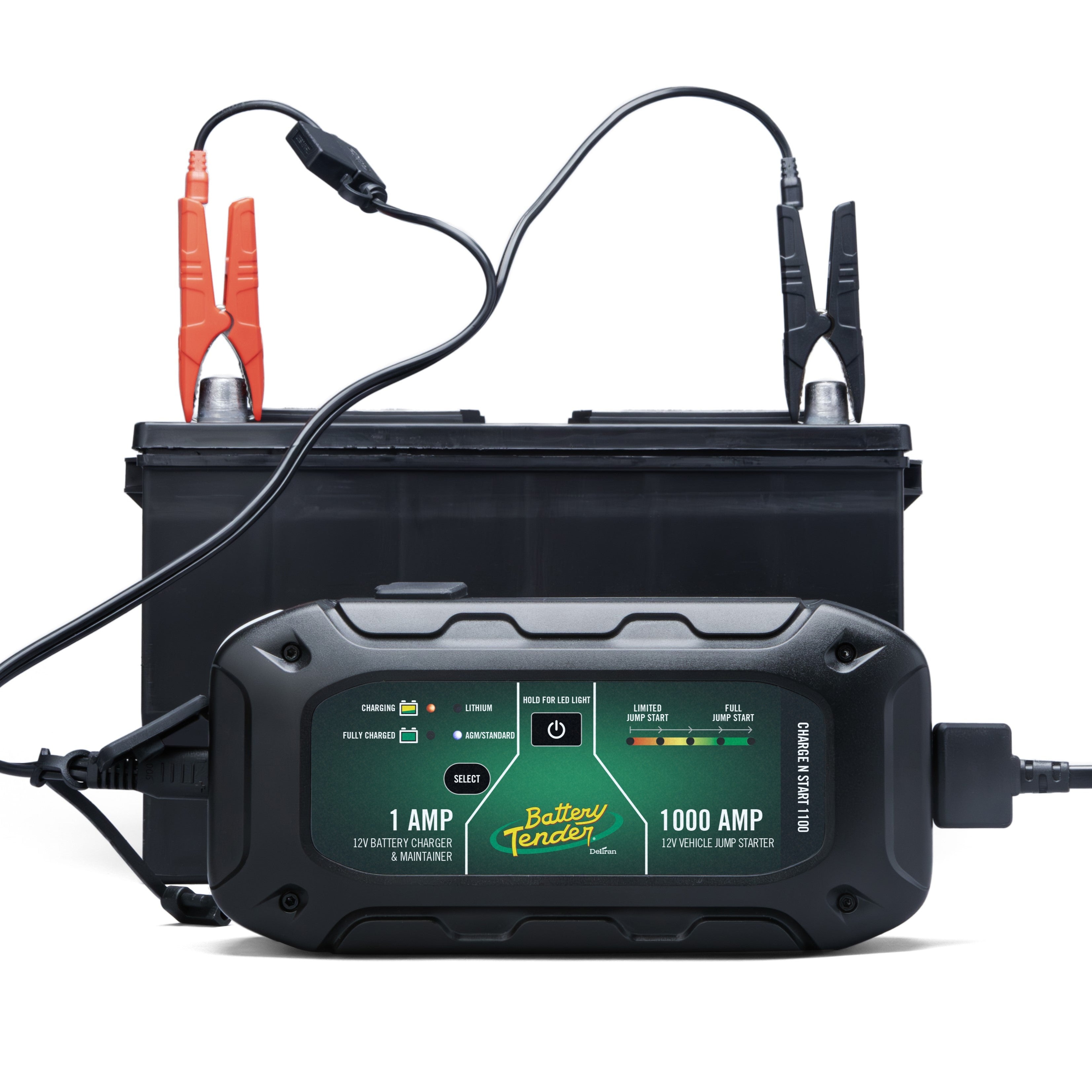 Charge N Start 1100 1 AMP Battery Charger & 1000 AMP Jump Starter