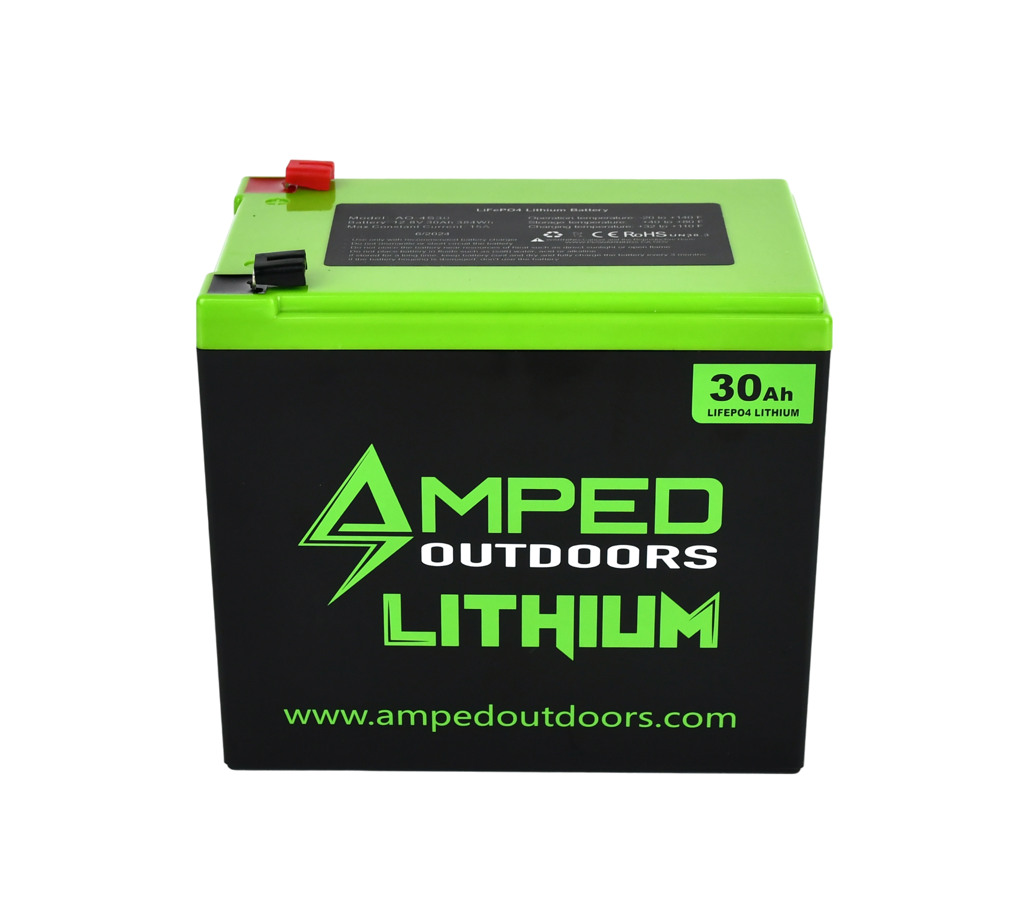 30Ah Lithium Battery (LiFePO4) Wide