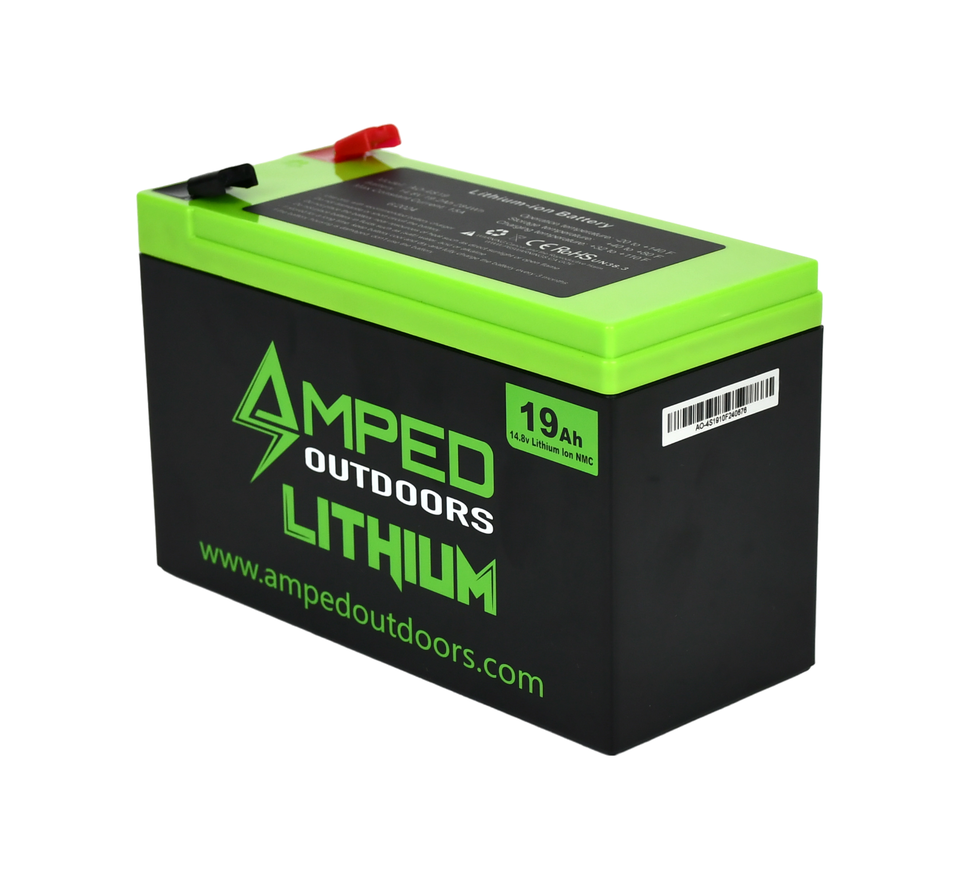 19Ah Lithium Battery (14.8V NMC) with Charger
